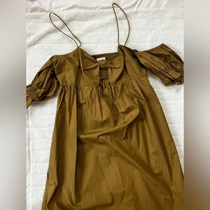 Olive green dress